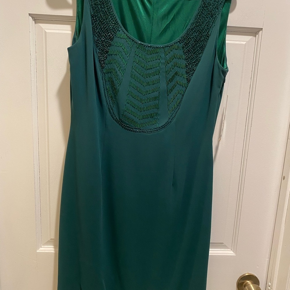 ANTONIO MELANI Green Sleeveless Dress - Picture 6 of 8